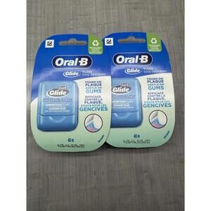 2 Packs Oral-B Glide Pro-Health Comfort Plus Dental Floss UNFLAVORED 40m